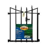 Empire/Westbrook 28 in. Black Steel Fence Gate