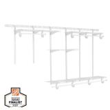 5 ft. - 8 ft. Heavy Duty Closet Organizer Kit