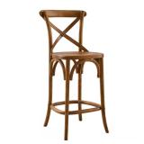 Gear 25.5 in. Walnut Counter Bar Stool
