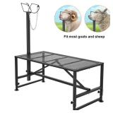 Black Stationary Goat & Sheep Stand 500 lbs