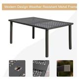 Metal Outdoor Dining TABLE & Cushions ONLY