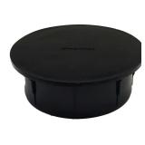 FLEX Drain 4 in. Black Copolymer End Cap
