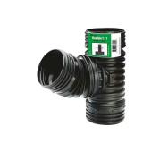 FLEX Drain 4 in Black Copolymer Tee/Wye