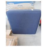 Outside furniture cushion dark blue