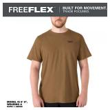 Milwaukee Men s Brown Cotton/Poly Blend Tee