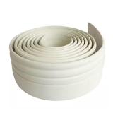4 in.PVC Baseboard Trim, White