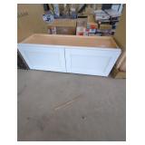 White Wall Cabinet 36" x 13" x 12"