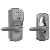 Schlage FE595 Ply Jazz Keypad Satin Chrome