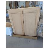 27" x 13" x 30" Unfished Wall Cabinet