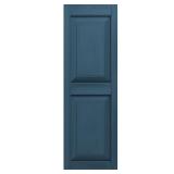 Vinyl Exterior Shutters Pair Blue
