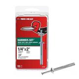 1/4 in. x 2 in. Hammer-Set Anchors (15-Pack)