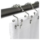 Box Lot of Zenna Home Metal Double Glide Shower H