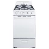 Summit 20" Gas Range, 4 Burners - RG200WS