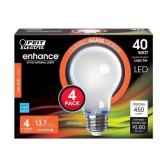 Feit A19 E26 Filament LED Bulb 40W 4pk