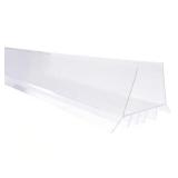 1-3/4 in. x 36 in. Clear EZ-On Door Bottom