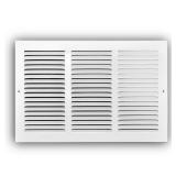 16 in. x 10 in. Steel Return Grille, White