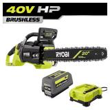 40V HP Brushless Chainsaw w/8Ah Battery