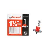Ramset .3 in. D x 1-1/4 in. Drive Pin, 100 pk