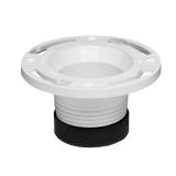 4 in. PVC Twist-N-Set Open Toilet Flange