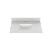 31 in. Snow Orchid Quartz Vanity Top