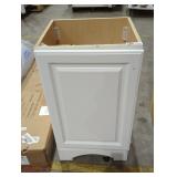 18" x 16.5" x 32-1/8" White Vanity w/ Top