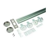60 in. Steel Sliding Door Set