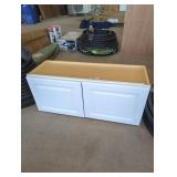 White Wall Cabinet 36" x 13" x 15"