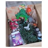 Box Lot of Christmas Fun & Home Improvement