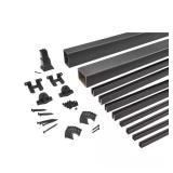 (4) Trex Select 72x36 Charcoal Rail Kit for Mesh