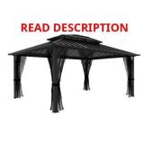 (Missing Box 6) VEIKOUS Hardtop Patio Gazebo, Alu