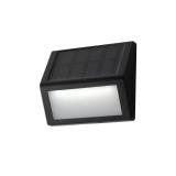 Black LED Outdoor Solar Stair Light (4-Pack)