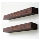 48 in. Distressed Floating Shelves 2-Piece