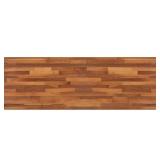 8 ft L x 25 in D Walnut Block Countertop