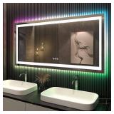 55 in. Frameless LED Vanity Mirror