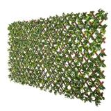 3- Expandable PVC Trellis 36x72 Gardenia Leaf