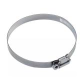 6 in. to 7 in. Adjustable Chrome Worm Clamp