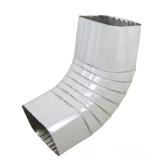 2 in. x 3 in. White Aluminum Downspout A-Elbow
