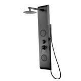43.3 in. 3-Jet Shower System, Black