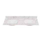 61 in. W x 22 in. D Vanity Top Lunar