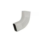 2 in. x 3 in. White Aluminum Downspout B-Elbow