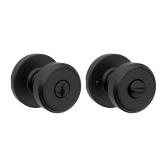 Kwikset Maven Matte Black Keyed Entry Knob