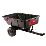 Tow-Behind Poly Utility Dump Cart with Bed
