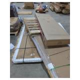 Skid Lot Of Screen Door, Metal Siding, Husky Shel