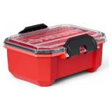 Heavy Duty Plastic Storage Container, Red