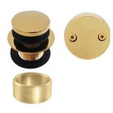 Bathtub Drain Tip-Toe Replacement, Brass