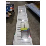 24" white shutters