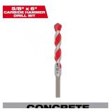 5/8 in. x 4 in. x 6 in. Carbide Drill Bit