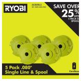 RYOBI 0.080 in. Replacement Auto-Feed Spools