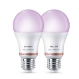 (2) Wiz Connected A19 LED 60W Dimmable Bulb (2)