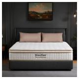 Bestier Queen Tencel Hybrid Mattress 12 in.